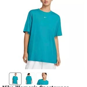 Nike Turquoise Crew Neck Tee